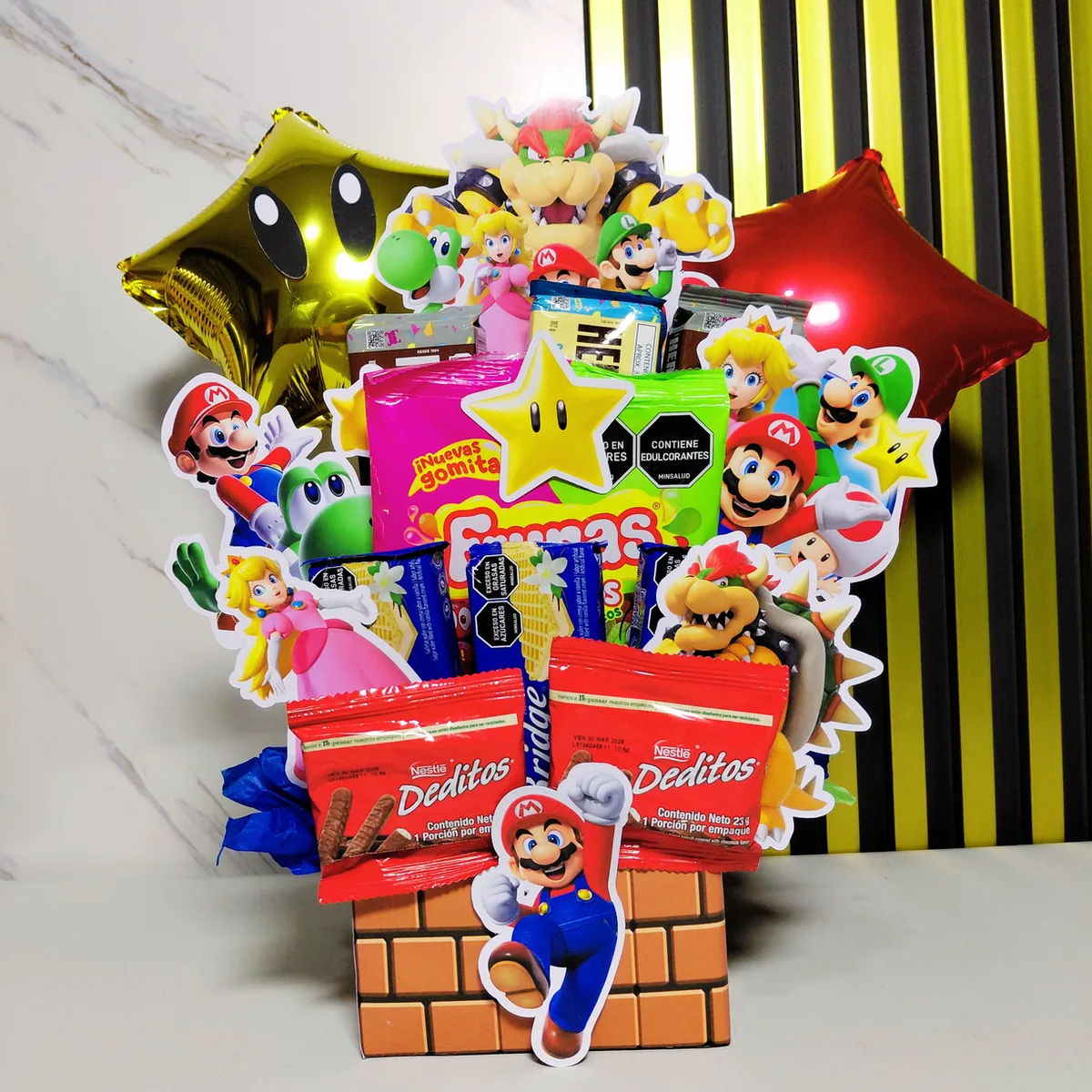Caja dulcera de Mario Bros